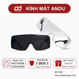 Kính chắn bụi đi đường ANDU EYEWEAR chống tia UV, hạn chế bám hơi nước chất liệu nhựa cao cấp 1