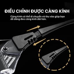 Kính chắn bụi đi đường ANDU EYEWEAR chống tia UV, hạn chế bám hơi nước chất liệu nhựa cao cấp 3