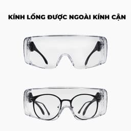 Kính chắn bụi đi đường ANDU EYEWEAR chống tia UV, hạn chế bám hơi nước chất liệu nhựa cao cấp 4