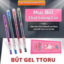 Hộp 12 Cây Bút Viết Mực Nước Nho Thơm TToru Mực Tím Ngòi 0.4mm Chính Hãng Hàn Quốc 1
