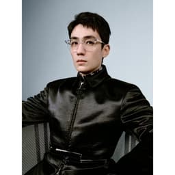 Gọng kính cận thời trang nam nữ ANDU EYEWEAR dáng vuông KUBO chất liệu nhựa cốt kim loại 21AD16 8