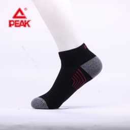Tất Thể Thao PEAK  Cotton Co Dãn Thoáng Khí WW59333 W1240901 3