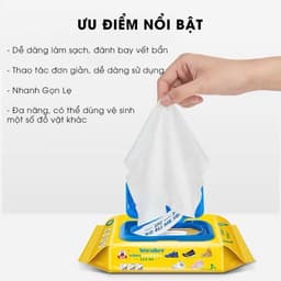 Khăn giấy lau giày siêu sạch SNEAKER siêu hot không hoá chất làm hại vải giày của bạn. 2