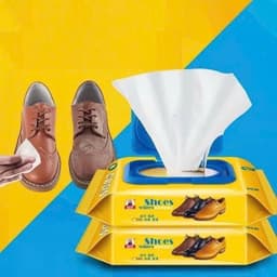 Khăn giấy lau giày siêu sạch SNEAKER siêu hot không hoá chất làm hại vải giày của bạn. 5