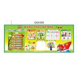 LH 11 - BẢNG TRANG TRÍ LỚP HỌC, BẢNG TUYÊN DƯƠNG, LỚP HỌC HẠNH PHÚC, 5 PHẨM CHẤT- 10 NĂNG LỰC, NỘI QUY LỚP HỌC 1