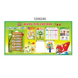 LH 11 - BẢNG TRANG TRÍ LỚP HỌC, BẢNG TUYÊN DƯƠNG, LỚP HỌC HẠNH PHÚC, 5 PHẨM CHẤT- 10 NĂNG LỰC, NỘI QUY LỚP HỌC 2