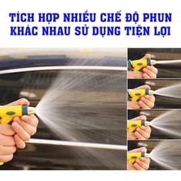 Vòi xịt tăng áp rửa xe tưới cây áp lực cao có thể điều chỉnh áp lực nước ---- 1