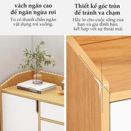 Tủ đựng giày gỗ nhiều ngăn HOMELINE tủ giầy dép thông minh, tủ đựng đồ chất liệu gỗ MDF_D31 4