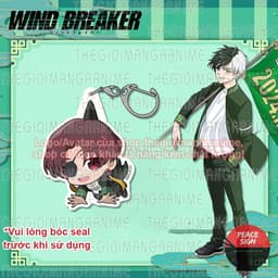 (mua 1 tặng 1) (TREO NGƯỜI) Móc khóa WIND BREAKER in hình chibi anime mica acrylic quà tặng xinh xắn 3