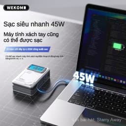 Pin Dự Phòng Sạc Nhanh 45W Wekome WP-88 15.000mah và 22.5W Remax RPP-675/ REMAX RPP-553 20.000mah 2