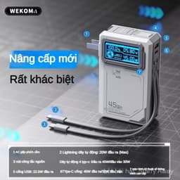 Pin Dự Phòng Sạc Nhanh 45W Wekome WP-88 15.000mah và 22.5W Remax RPP-675/ REMAX RPP-553 20.000mah 3