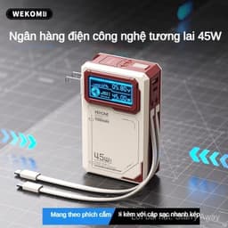 Pin Dự Phòng Sạc Nhanh 45W Wekome WP-88 15.000mah và 22.5W Remax RPP-675/ REMAX RPP-553 20.000mah 4