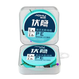 [Bộ 2 Trục] Trục kép buộc sẵn câu đài chuyên chép chính hãng Aohu. Dây câu cá buộc sẵn 8