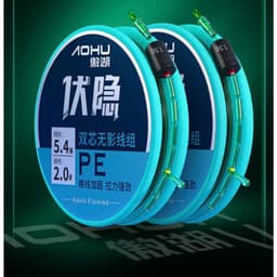 [Bộ 2 Trục] Trục kép buộc sẵn câu đài chuyên chép chính hãng Aohu. Dây câu cá buộc sẵn 3