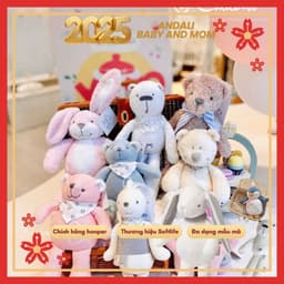 Thú bông, gấu bông Honper Softlife cao cấp, hữu cơ êm, mềm, cute cho bé 2