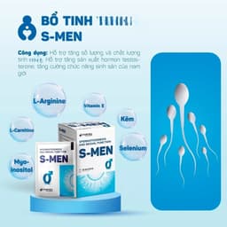 Bổ Tinh Trùng S-Men - Hỗ Trợ Cải Thiện Sức Khỏe Nam Giới, Tăng Testosterone,Sức Bền & Giảm Mệt Mỏi 3