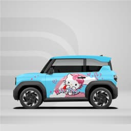 [HỎA TỐC] Sticker Tem Dán Decal Xe VF3 Mẫu Hello Kitty In Theo Yêu Cầu IB Shop Temxe.Net 4