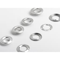 Khoen mắt cáo nhôm 4mm, 4.5mm, 5mm, 6mm, 8mm, 10mm, 12mm, 14mm Bịch 1000 cái Có long đền 3
