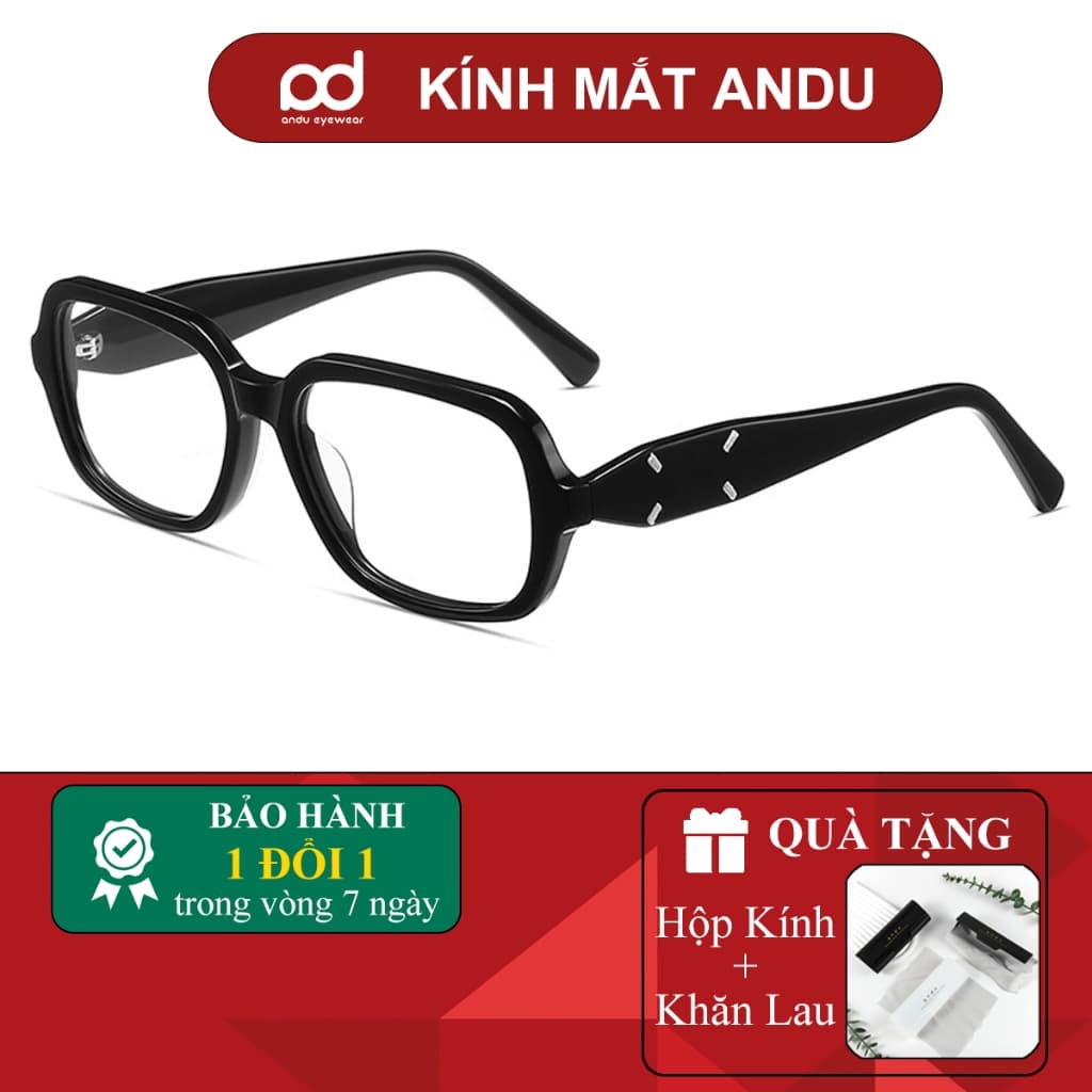 Gọng kính cận thời trang nam nữ NARO EYEWEAR  dáng ovalsize dáng MAISON MM14 nhựa cao cấp 9097