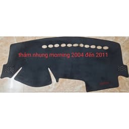 Thảm Taplo KIA Morning 2004–2026 Nhung Hoặc Da Vân Carbon – Chính Hãng – Chống Nắng, Chống Lóa 9