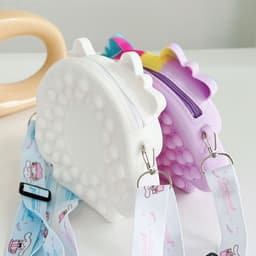 [Lớn, vừa điện thoại] Túi xách silicon pop it Cinnamoroll đeo chéo đựng lì xì thời trang 6