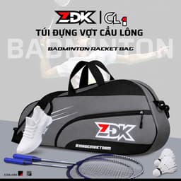 Túi đựng vợt đi tập luyện thi đấu cầu lông ZDK CL1 chính hãng xịn tốt bền đẹp 2 ngăn rộng rãi giá rẻ 7