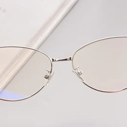 Gọng kính thời trang nữ ANDU dáng mắt mèo chống tia UV chất liệu kim loại phong cách Y2K - 8177 7