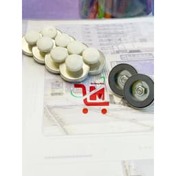 Combo 10 Cục Nam Châm Hít Bảng Size D27 Có Núm Trắng Cầm Tiện Lợi/Giúp Hít Giấy, Bản Vẽ, Bài Thuyết Trình Chắc Chắn 5