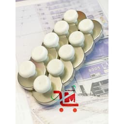 Combo 10 Cục Nam Châm Hít Bảng Size D32 Có Núm Trắng Cầm Tiện Lợi/Giúp Hít Giấy, Bản Vẽ, Bài Thuyết Trình Chắc Chắn 3