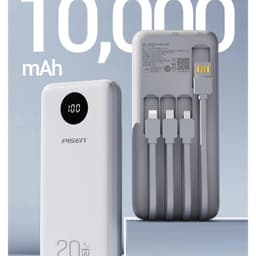 Pin Dự Phòng Sạc Nhanh 20W Pisen D342 10.000Mah 6