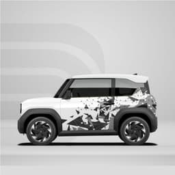 [HỎA TỐC] Decal dán xe VF3 - Sticker chất lượng cao - Bộ decal 2 bên cho VF3 Temxe.Net 1