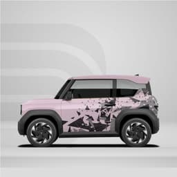 [HỎA TỐC] Decal dán xe VF3 - Sticker chất lượng cao - Bộ decal 2 bên cho VF3 Temxe.Net 5