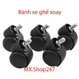 Bánh ghế xoay văn phòng, ghế xoay gaming, ghế spa. 1