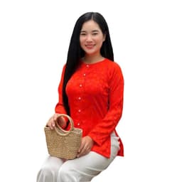 (BÀ BA GẤM HOA Bigsize) Trang phục truyền thống, đồ đi chùa mẫu nữ vải gấm 7XL - MAY SỈ BÀ BA THEO YÊU CẦU 4