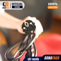 Dây điện cấp nguồn 1.8m lõI đồng dùng cho máy tính, máy in, nồI cơm đIện 6