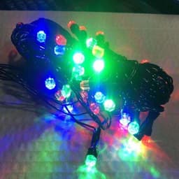 DÂY ĐÈN LED KIM CƯƠNG NHÁY TRANG TRÍ 20M, DÙNG ĐIỆN 4