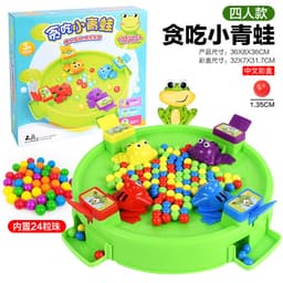 Bộ đồ chơi Ếch ăn Bi chơi nhóm 4 người vui nhộn giúp bé giải trí 2