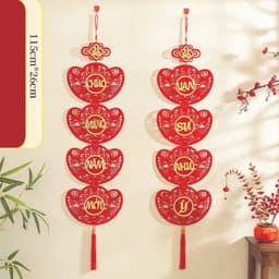 Bộ 2 dây câu đối trang trí Tết sang trọng may mắn 2