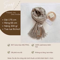 (THÊU TÊN) Khăn Len Dạ Cao Cấp Thêu Tên Theo Yêu Cầu Khăn Choàng Cổ Quà Tặng Bạn Trai Bạn Gái Valentine 65*200cm 9