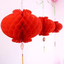 Combo 100 Đèn Lồng Đỏ Chữ Phúc DIDOOGLT Trang Trí Đám Cưới Lễ Hội Ngày Tết 7