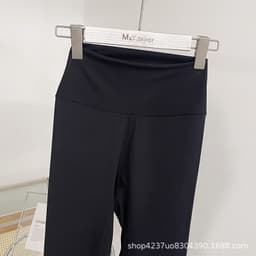 Quần tập gym,yoga,pilates legging nữ vải Lulu cao cấp bản eo 9p thun mềm mát gen bụng QC(có sẵn) 8