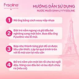 [Quà tặng - Date 04.2027] Nước Muối Sinh Lý Fysoline hỗ trợ kháng khuẩn, viêm mũi, sổ mũi - Hộp 5 Ống x 5ml 4