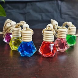 Tinh dầu nước hoa treo xe Ô Tô khử mùi trang trí, nước hoa chai thủy tinh treo xe, khử mùi tủ quần áo dung tích 10ml 6