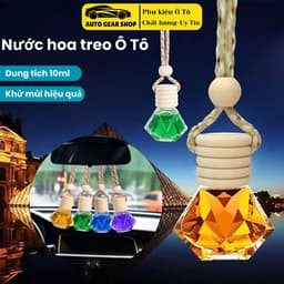 Tinh dầu nước hoa treo xe Ô Tô khử mùi trang trí, nước hoa chai thủy tinh treo xe, khử mùi tủ quần áo dung tích 10ml 1