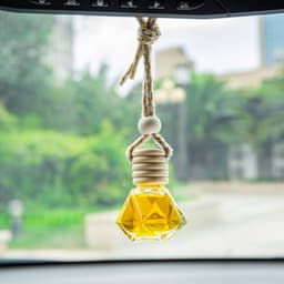 Tinh dầu nước hoa treo xe Ô Tô khử mùi trang trí, nước hoa chai thủy tinh treo xe, khử mùi tủ quần áo dung tích 10ml 8