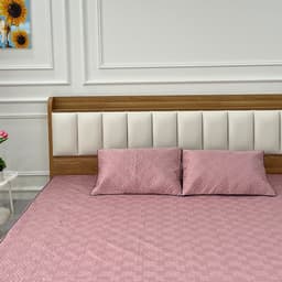BỘ GA GỐI Chun Trần Bông Phi Lụa Bóng Các Loại Nhiều Màu Sắc  –  Kích Thước 1m2,1m4,1m5,1m6,1m8,2m2 5