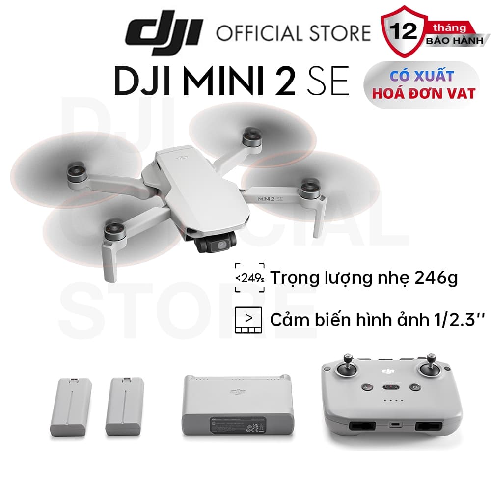 DJI Mini 2 SE nhỏ gọn nhẹ, quay video sắc nét 2.7K 30fps (DJI Mini 2 SE)