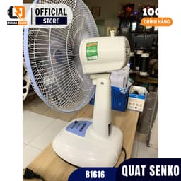 | Hỏa tốc | Quạt để bàn Senko B1616 lồng 40cm 47W 3 cấp gió mạnh để phòng ngủ bảo hành 24 tháng 8