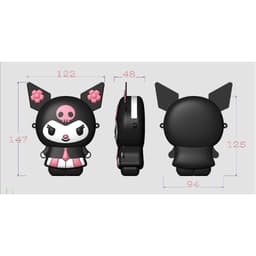 Túi xách silicon Kuromi cho bé trai bé gái đeo chéo đựng bì lì xì thời trang hot trend Tết 8