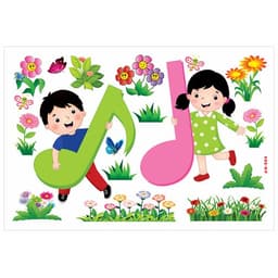 (Có sẵn) TRANH GÓC Mầm Non - Góc Âm Nhạc 5
